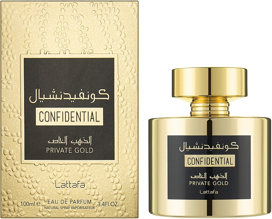 Lattafa Confidential Private Gold EDP U 100 ml